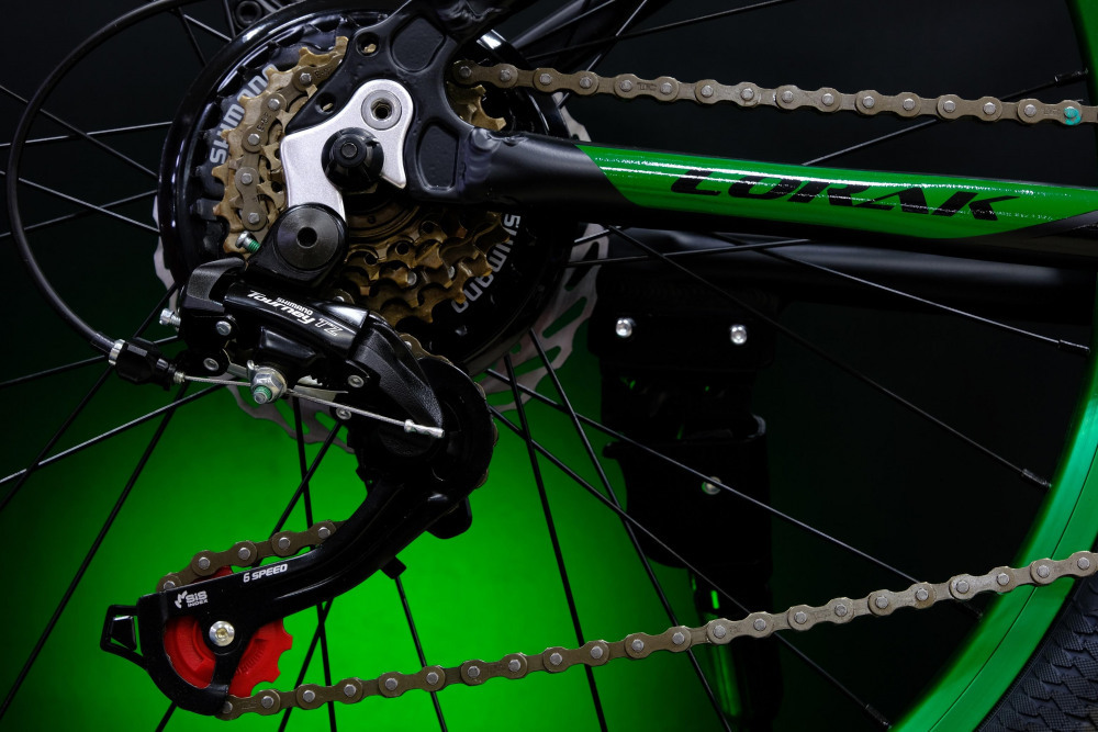 Lorak Dynamic 24 18sp Матовый Чёрный/Зелёный