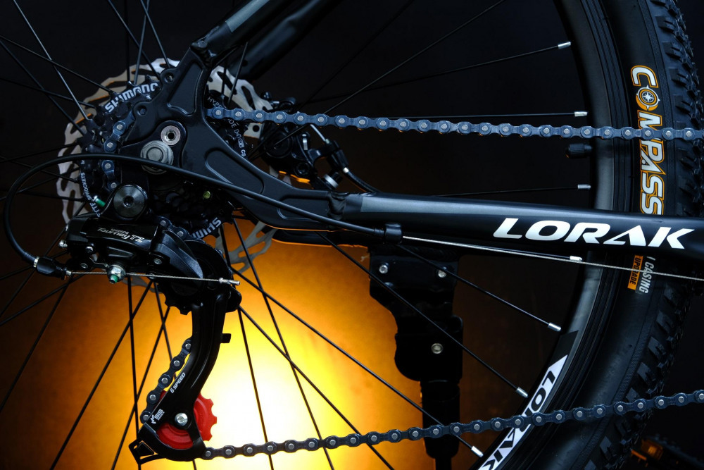 LORAK Safe 27,5 Prom Матовый Чёрный/Белый 17р (на рост 155-173)