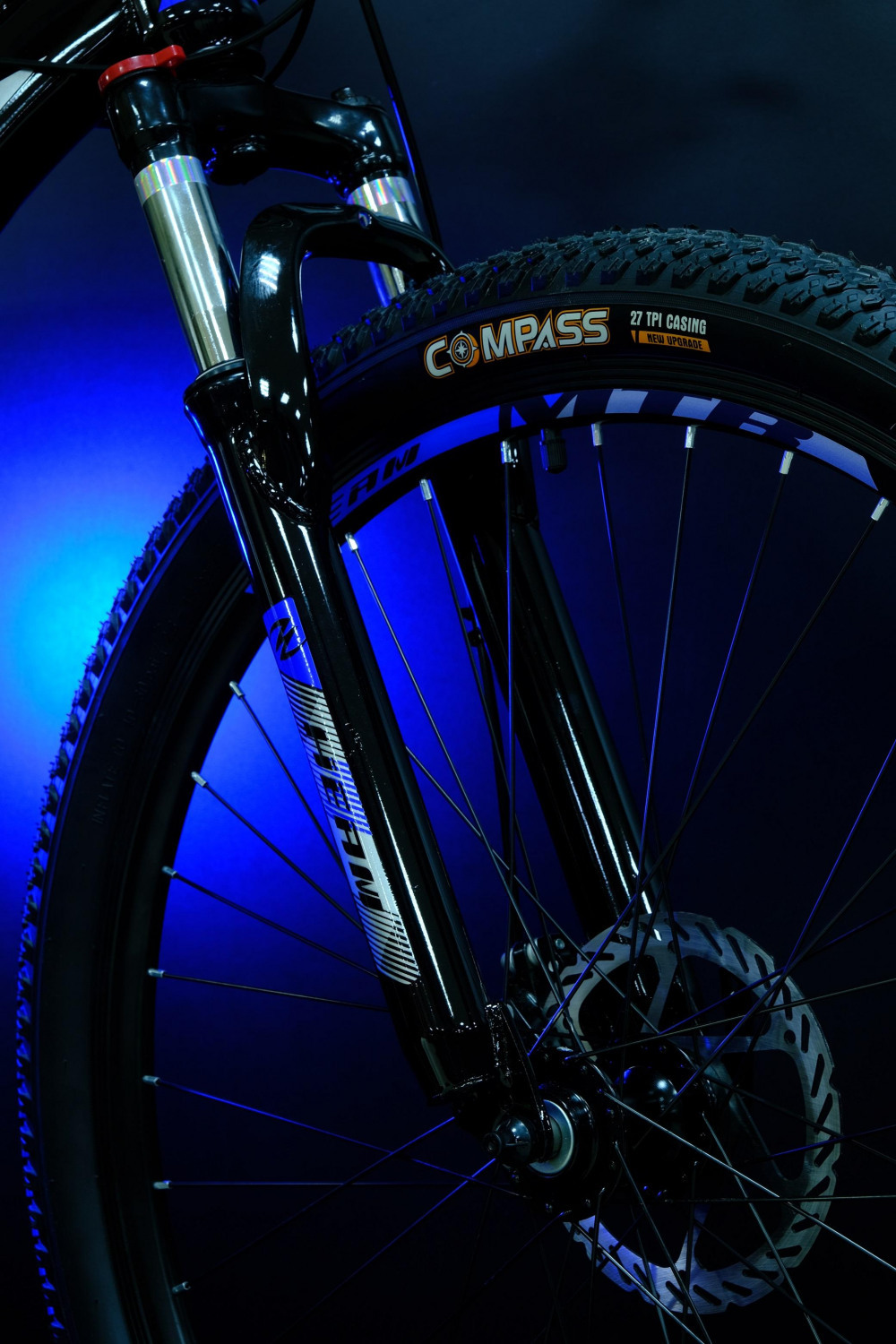 HEAM ALPHA 27,5 Cassete Чёрный/Синий глянец рама 19 (на рост 171-182)