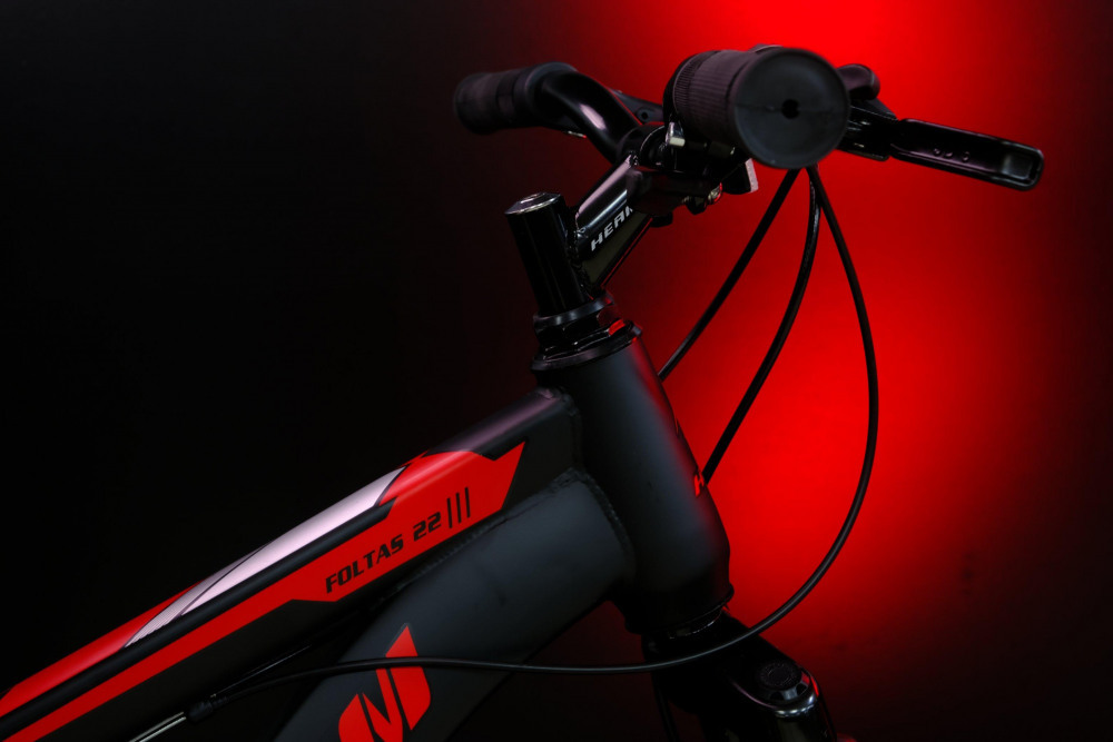 FOLTAS 22 Матовый Чёрный/Красный