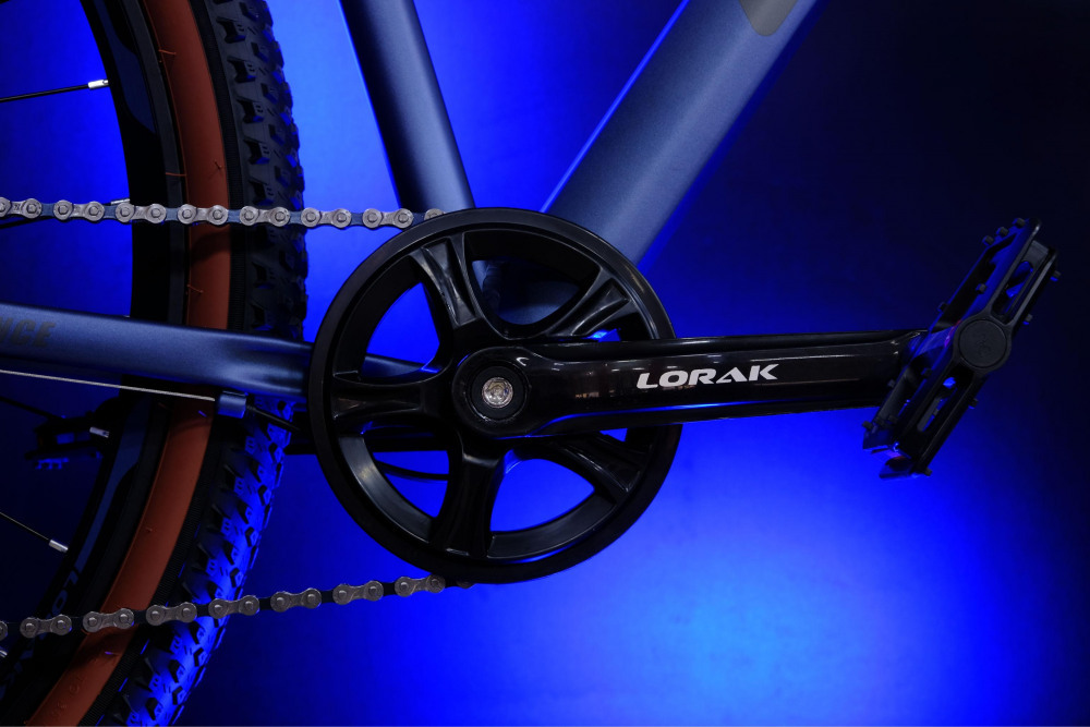 LORAK Fast Brown 29 Матовый Синий рама 21 (на рост 183-190)